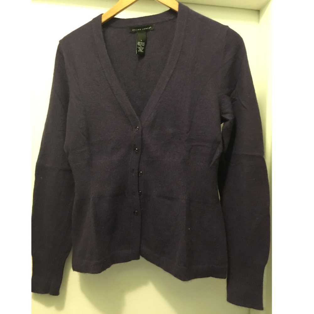 Jillian Jones Purple Cardigan